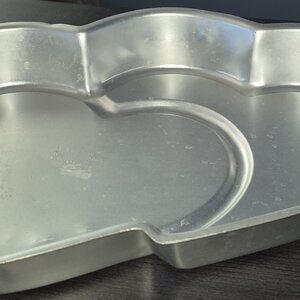 Vintage 1979 Wilton Double Heart Aluminum Cake Pan #502-1522 Valentine's Day
